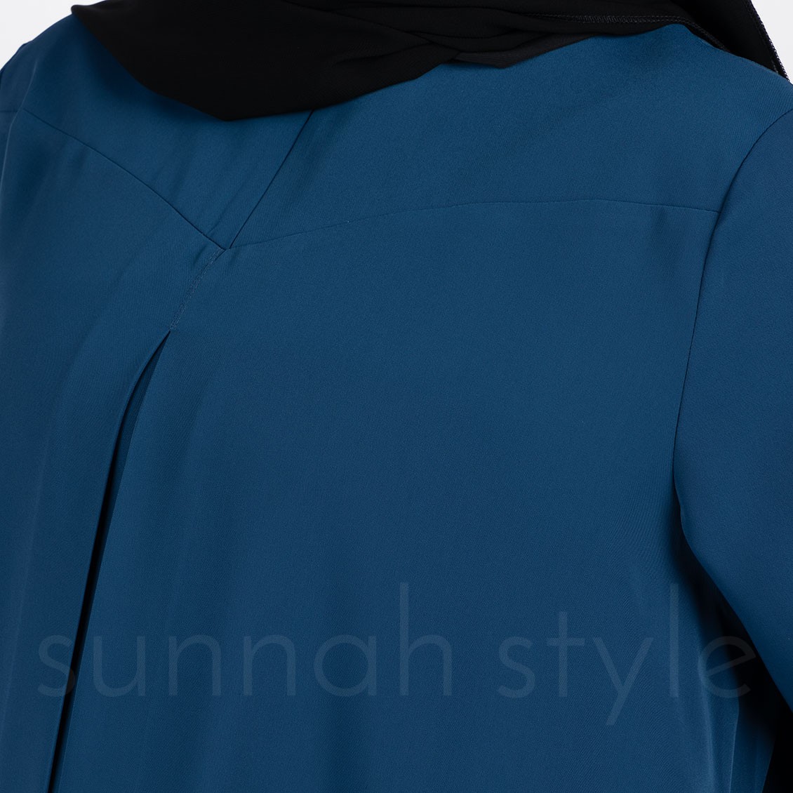 Flare Abaya (Pacific Blue)